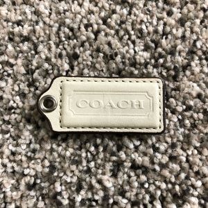 🌿Tan Leather Tag from Coach Purse🌿